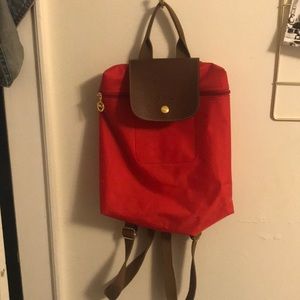 Longchamp adjustable strap backpack